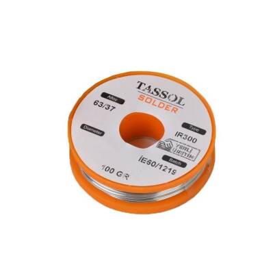 Tassol 0.75 mm 100gr Solder Wire (63% Tin / 37% Lead) - 1