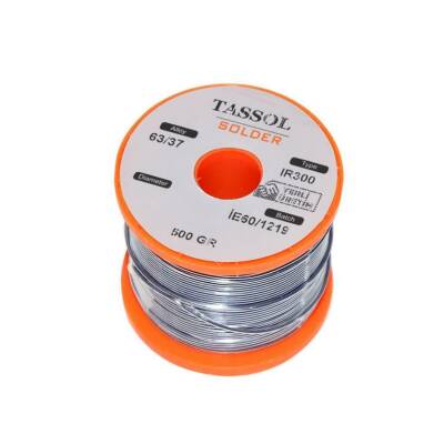 Tassol 0.75 mm 500gr Solder Wire (63% Tin / 37% Lead) - 1