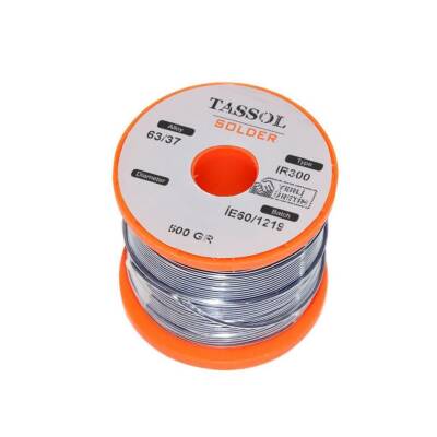 Tassol 1 mm 500gr Solder Wire (63% Tin / 37% Lead) - 1