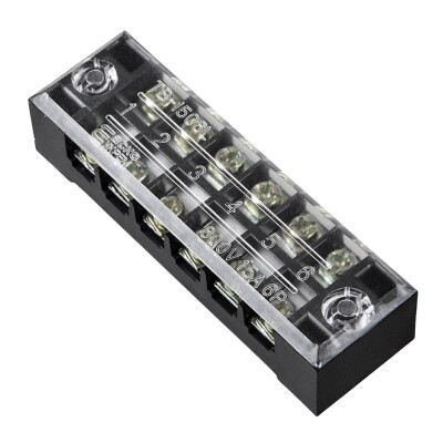 TB-1506 6P Çift Sıra Terminal Blok - 600V 15A - 1