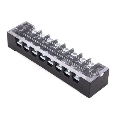 TB-1508 8P Double Row Terminal Block - 600V 15A - 1