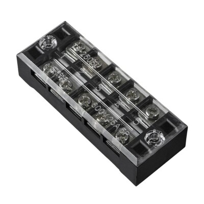 TB-2505 5P Double Row Terminal Block - 600V 25A - 1