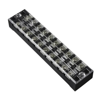 TB-2510 10P Çift Sıra Terminal Blok - 600V 25A - 1