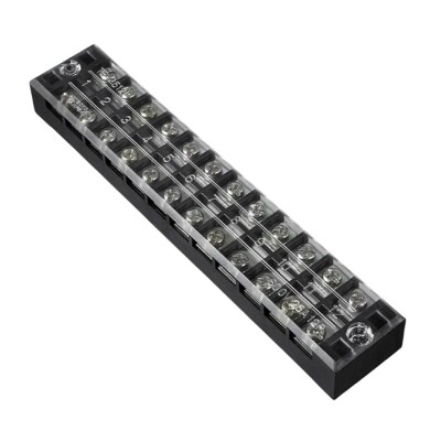 TB-2512 12P Çift Sıra Terminal Blok - 600V 25A - 1