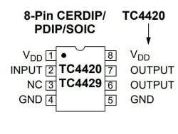 TC4420 SOIC-8 Mosfet Driver IC - 2