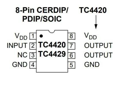 TC4420 SOIC-8 Mosfet Sürücü Entegresi - 2