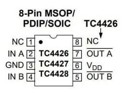 TC4426 SOIC-8 Mosfet Sürücü Entegresi - 2