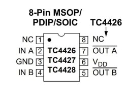 TC4426EPA DIP-8 Mosfet Driver IC - 2