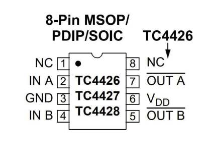 TC4426EPA DIP-8 Mosfet Driver IC - 2