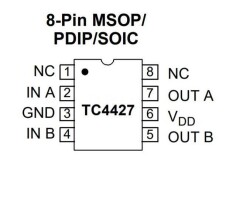 TC4427 DIP8 Entegre - 2