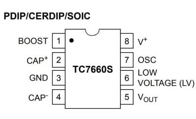 TC7660EOA SOIC-8 DC-DC Voltage Converter - 2