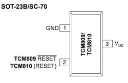 TCM809RENB713 SOT23-3 SMD Integrated - 2