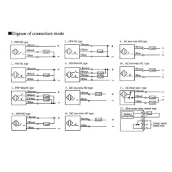 TCO-3040A 6-36V 40mm NPN NO Endüktif Mesafe Sensörü - 3