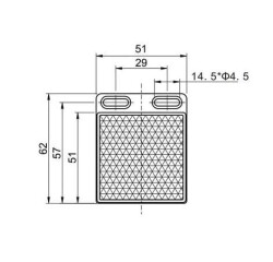 TD-08-3 Reflector / Distance Sensors Compatible - 2