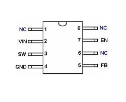 TD1410 SOIC-8 DC-DC Çevirici Entegre - 2