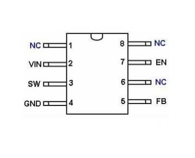 TD1410 SOIC-8 DC-DC Converter Integrated - 2