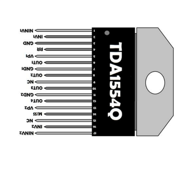 TDA1554Q SIL-17 Amplifier Audio IC - 2