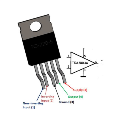 TDA2003 TO220-5 Integrated - 2