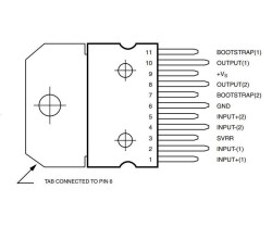 TDA2005 Multiwatt-11 Amplifier Audio IC - 2