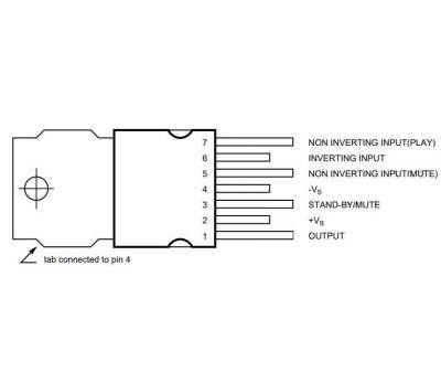 TDA2052 TO-220-7 Audio IC - 2