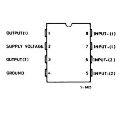 TDA2822M DIP-8 Amplifier IC - 2