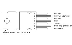 TDA7240 TO-220-7 Audio IC - 2