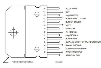 TDA7293 Multiwatt-15 Amplifier Audio IC - 2