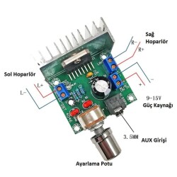 TDA7297 2x15W Dual Channel Amplifier Circuit - 2