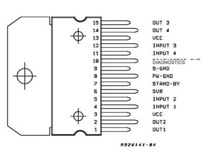 TDA7377 Multiwatt-15 Amplifier Audio IC - 2