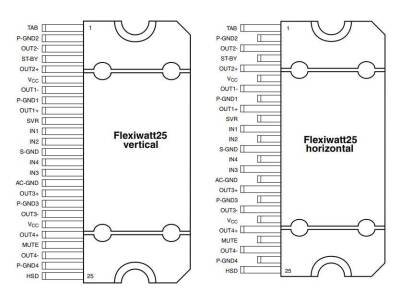 TDA7560 Flexiwatt-25 Amplifier Audio IC - 2