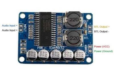 TDA8932 35W Mono Amplifier Circuit - 3