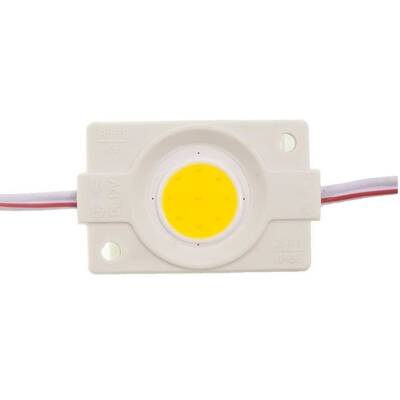 Tekli Su Gerçimez Cob Led Modülü - Beyaz 12V 2.4W - 1