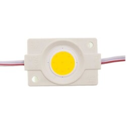 Tekli Su Gerçimez Cob Led Modülü - Gün Işığı 12V 2.4W - 1