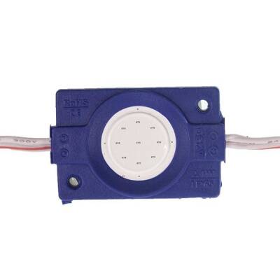 Tekli Su Gerçimez Cob Led Modülü - Mavi 12V 2.4W - 1