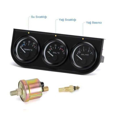 Temperature - Oil Temperature - Oil Amount 3-Indicator Panel - 1