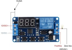 Time Adjusted Relay Module 12V with Protection Box - 4