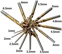 Titanium Coated Drill Bit Set 13 Piece - 2