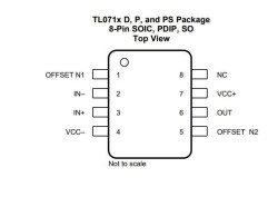 TL071 SMD SO8 Entegre - 2