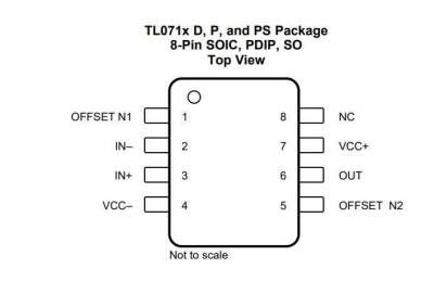 TL071 SMD SO8 Entegre - 2