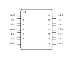 TL074 SMD SOIC-14 Integrated - 2