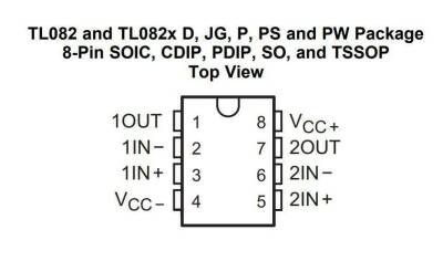 TL082 SMD SO8 Entegre - 2