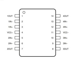 TL084 SMD SOIC-14 Integrated - 2