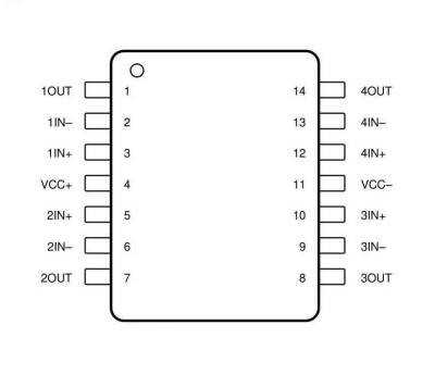 TL084 SMD SOIC-14 Integrated - 2