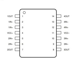 TL084CN DIP-14 Integrated - 2