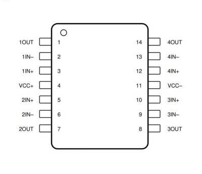 TL084CN DIP-14 Integrated - 2