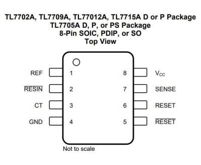 TL7705 SMD SOIC-8 Integrated - 2