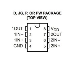 TLC272CD SMD SOIC-8 Integrated - 2