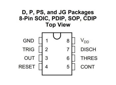 TLC555CDR SMD SOIC-8 Entegre - 2