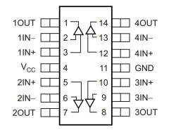 TLV3704 DIP-14 Entegre - 2