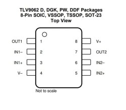 TLV9062IDR SMD SOIC-8 Integrated - TL9062 - 2